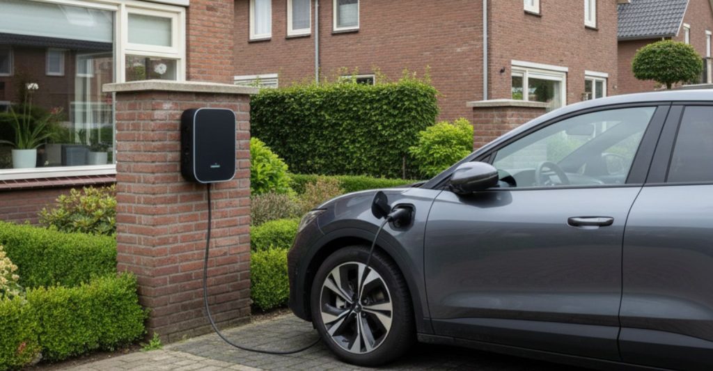 Zonnepanelen - Laadpaal voor elektrische auto