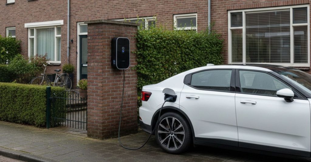 Zonnepanelen - Laadpaal